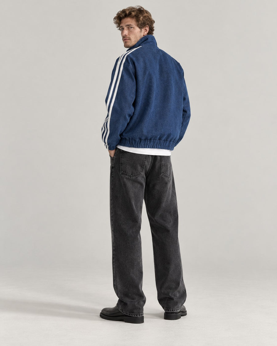 Sableau Frog-Button Track Jacket in Blue