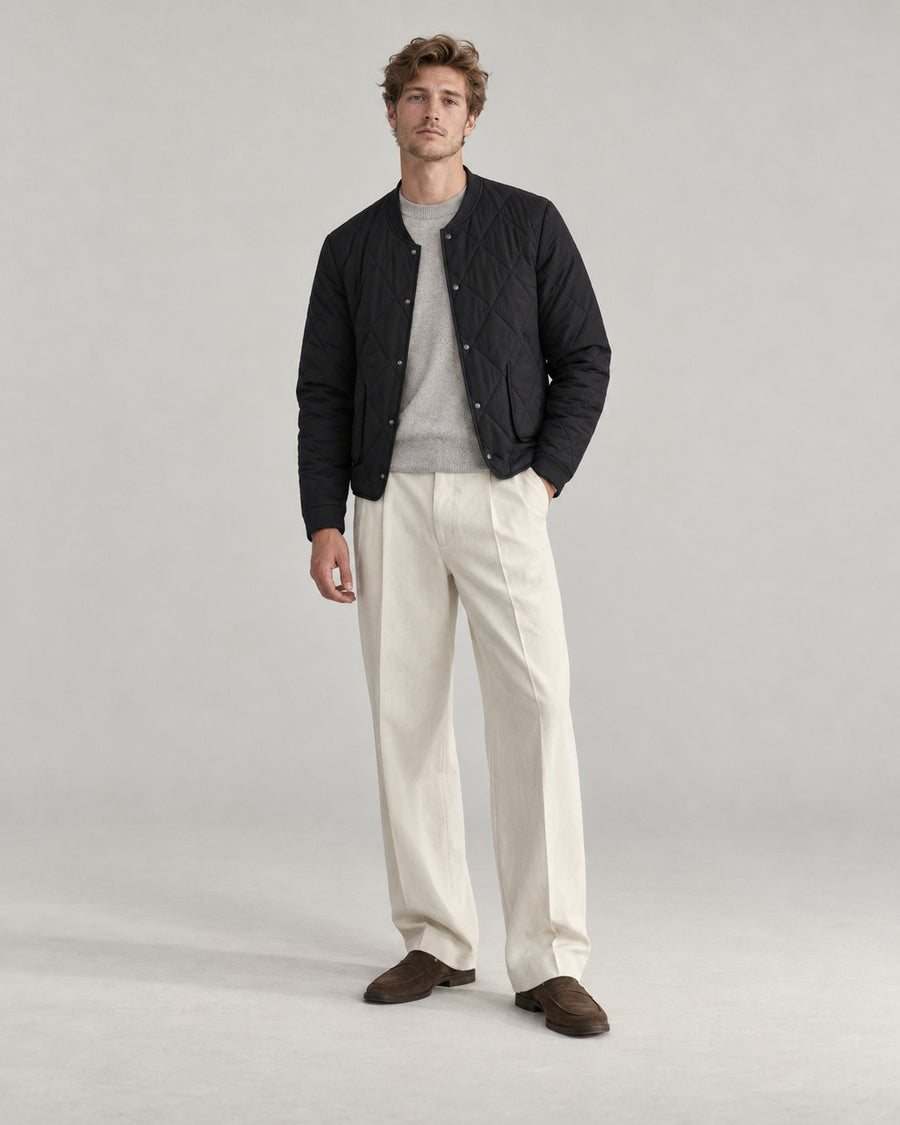 Sableau Quilted Liner Jacket in Black