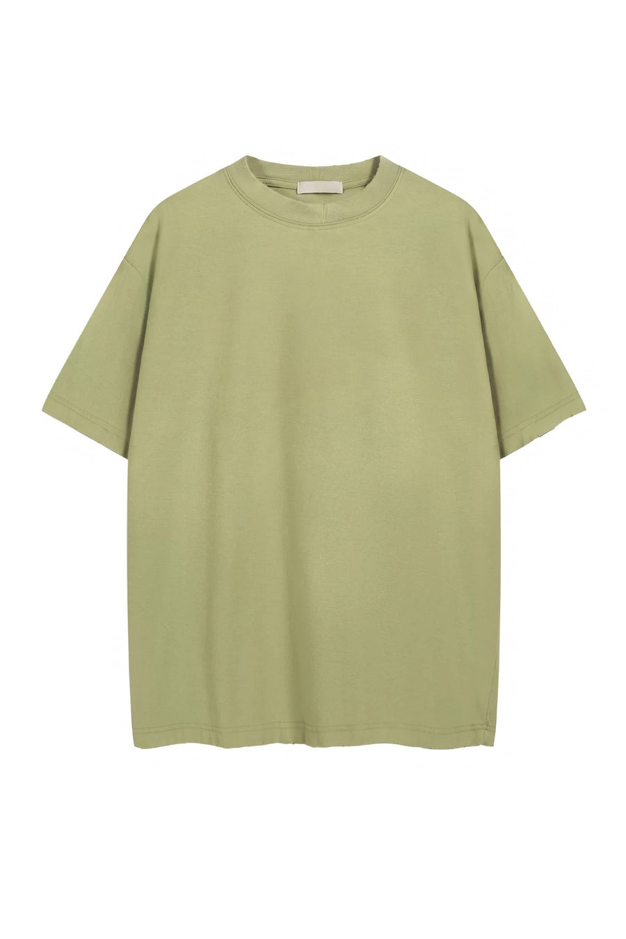 Sableau Oversized Washed Tee in Washed Green, oversized cotton t-shirt
