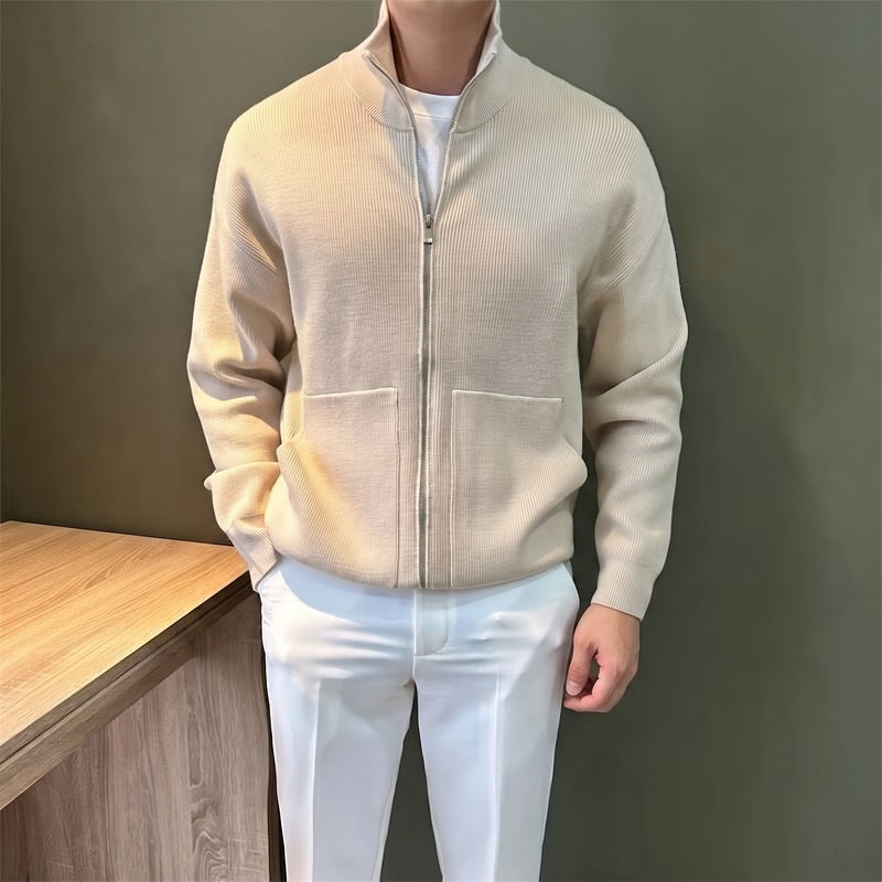 Sableau Zip Knit Jacket (Pockets)