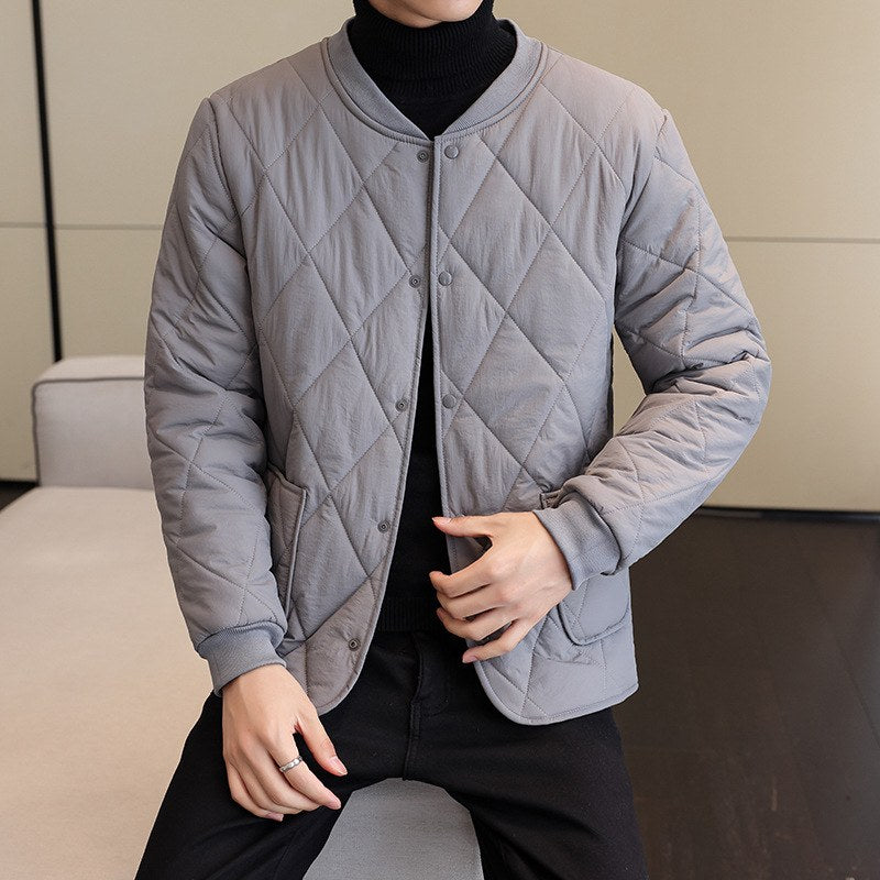 Sableau Quilted Liner Jacket in Grey