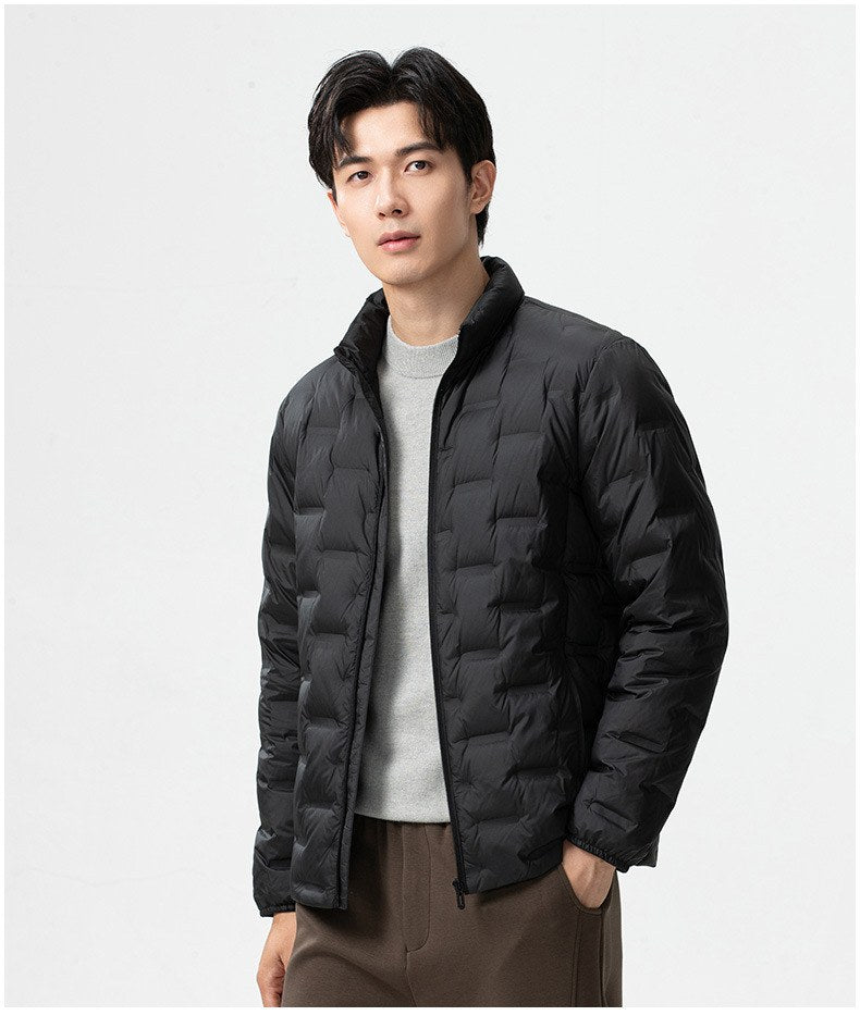 Sableau Quilted Down Jacket in Black