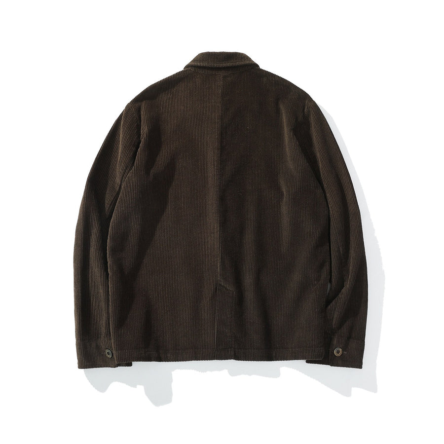 Sableau Corduroy Chore Jacket in Brown
