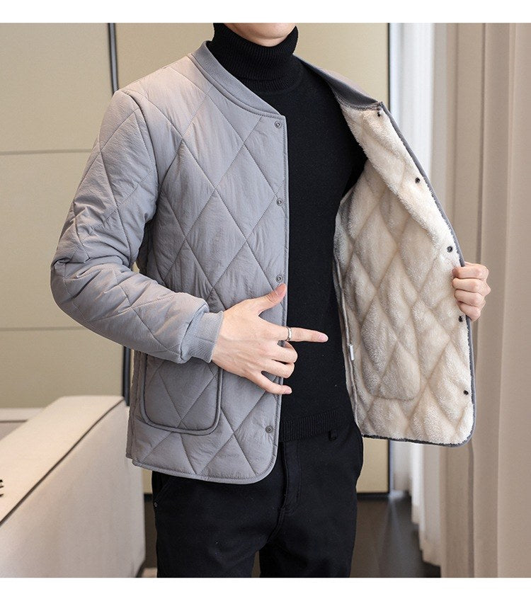 Sableau Quilted Liner Jacket in Grey