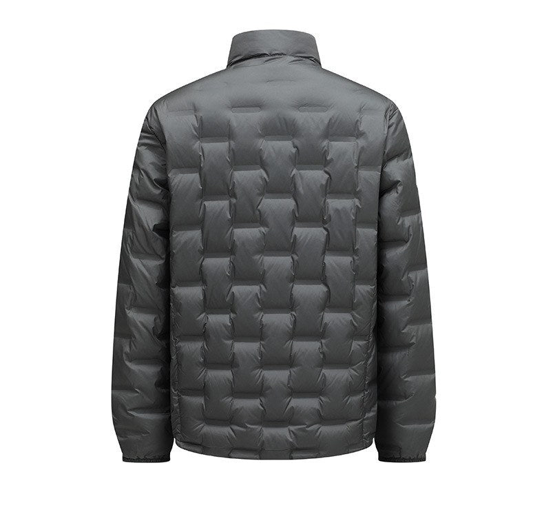 Sableau Quilted Down Jacket in Grey