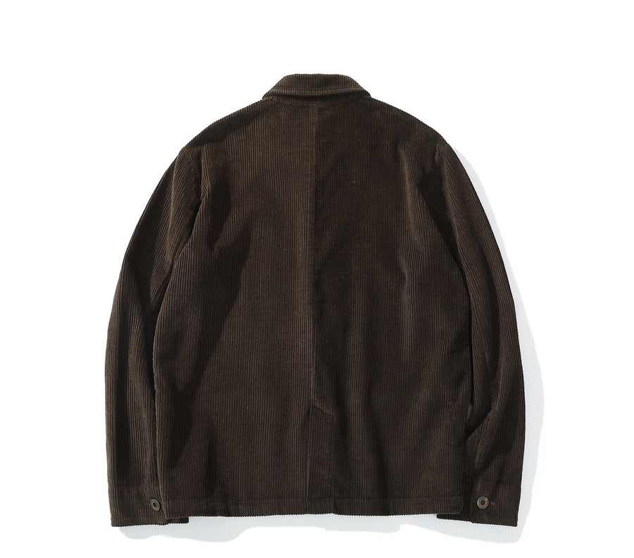 Sableau Corduroy Chore Jacket in Brown