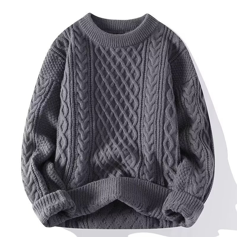 Sableau Aran Cable Knit in Grey