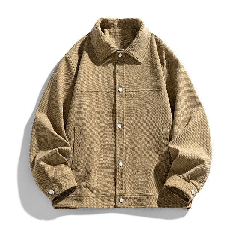 Sableau Cotton Work Jacket in Khaki