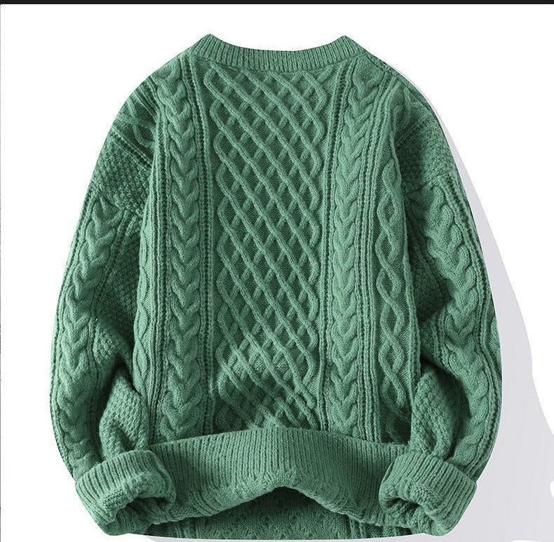 Sableau Aran Cable Knit in Green