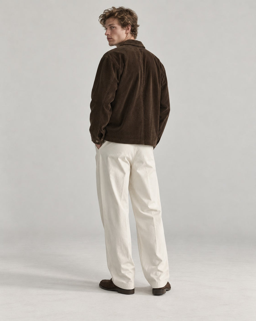 Sableau Corduroy Chore Jacket in Brown