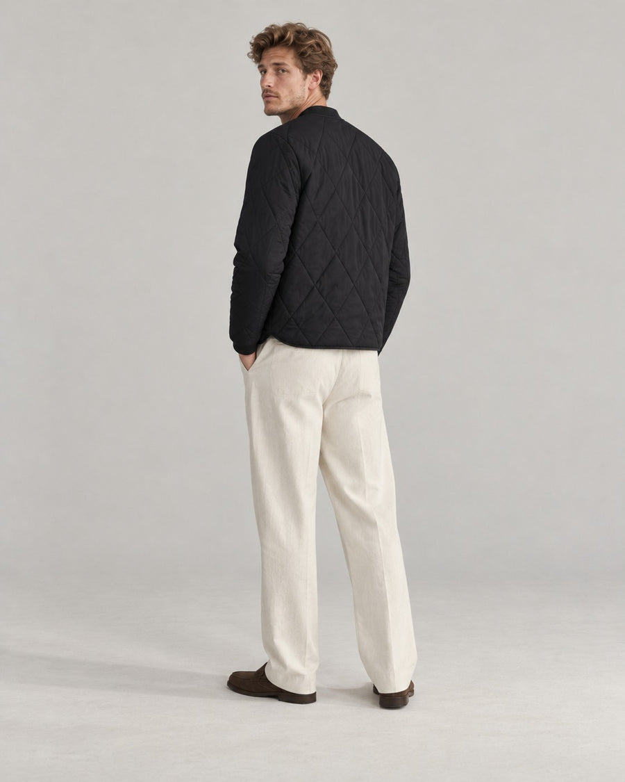 Sableau Quilted Liner Jacket in Black