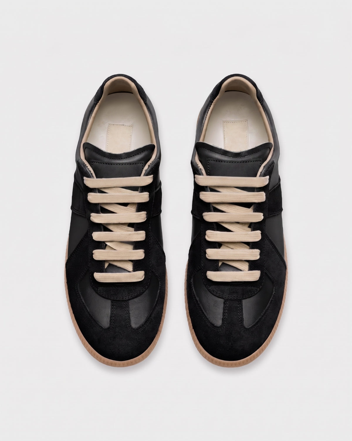 Heritage Court Sneakers - Black top view