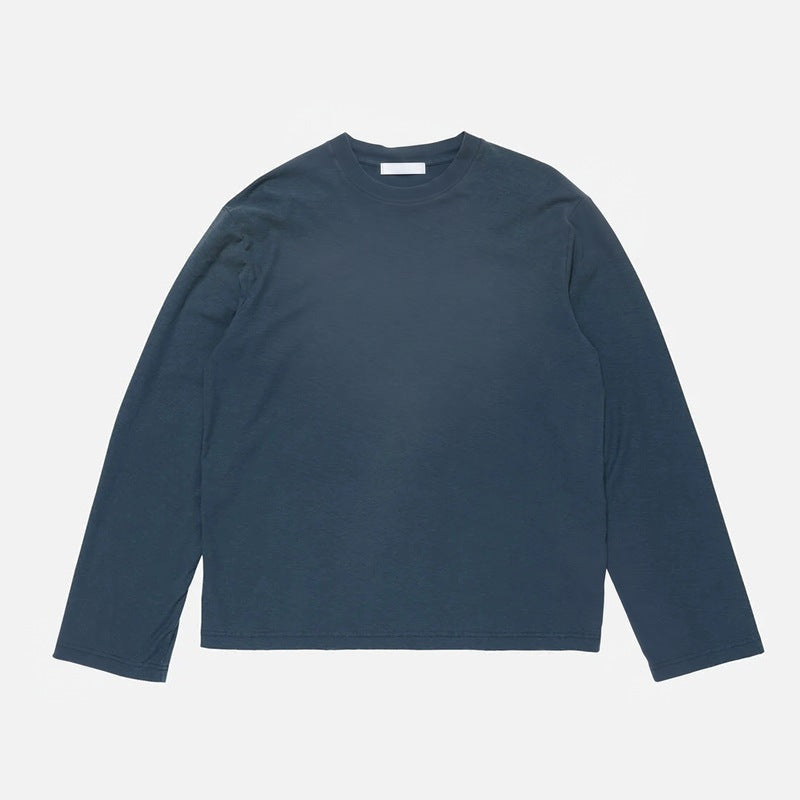 Sableau Jersey Long Sleeve in Navy — flat lay