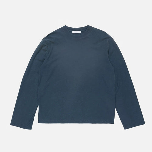 Sableau Jersey Long Sleeve in Navy — flat lay