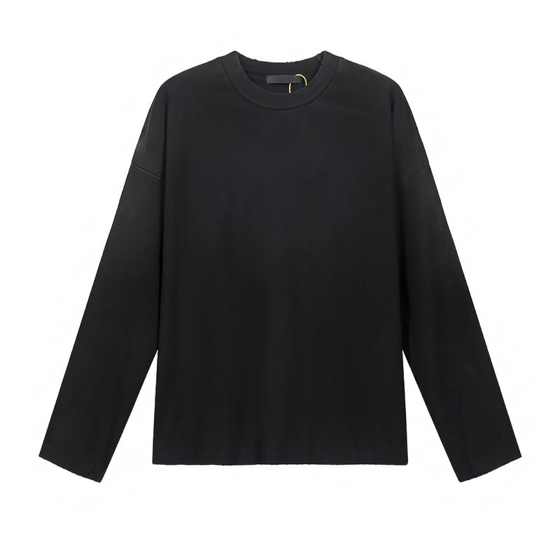 Sableau Jersey Long Sleeve in Black — flat lay