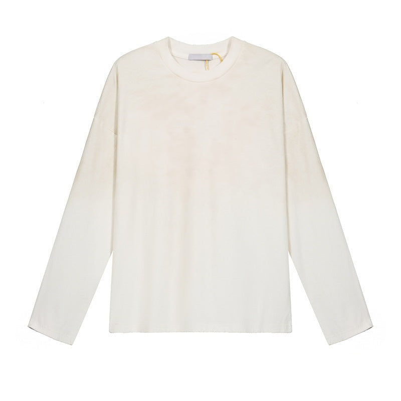 Sableau Jersey Long Sleeve in White — flat lay