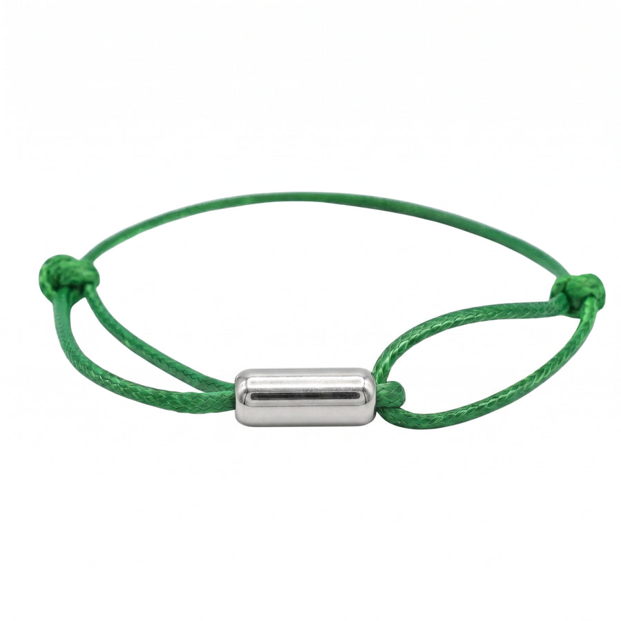 Verano Bracelet – Green Silver
