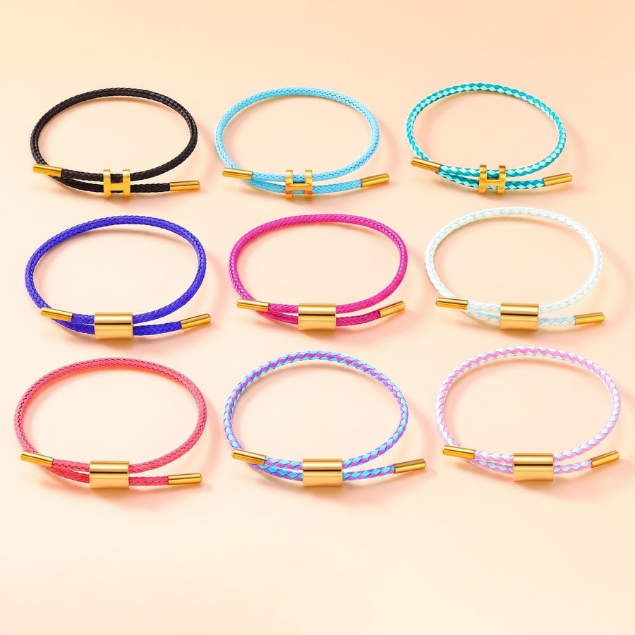 Sableau Braided Steel Bracelet — all colourways