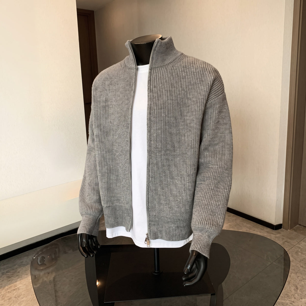 Sableau Zip Knit Cardigan