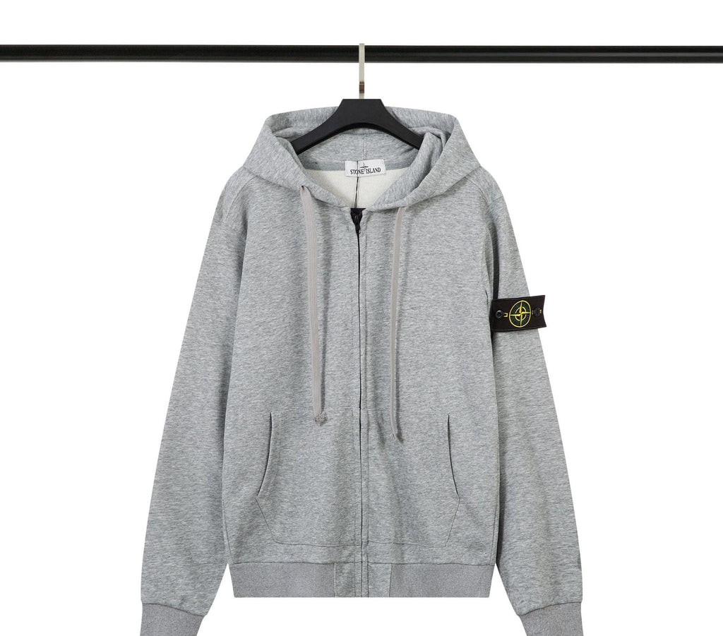 Sableau SI Zip Hoodie - Light Grey