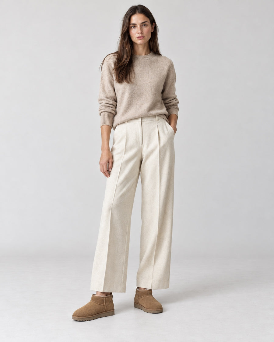 Sableau Shearling Mini Boot - Chestnut
