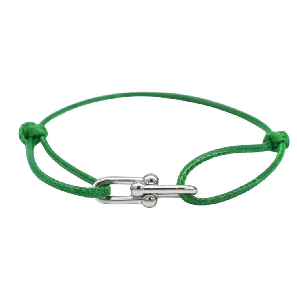 Verano Bracelet – Green Silver