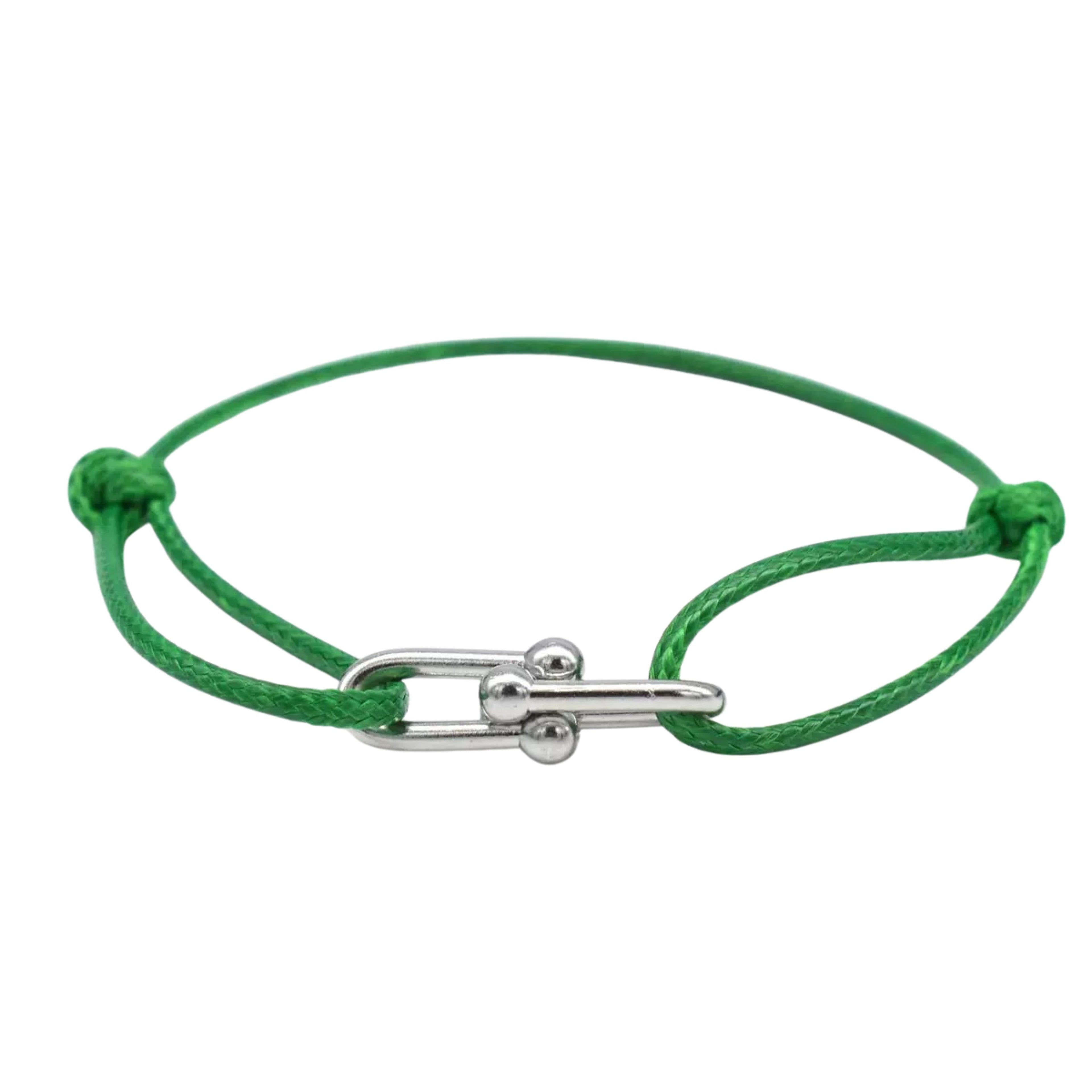 Verano Bracelet – Green Silver