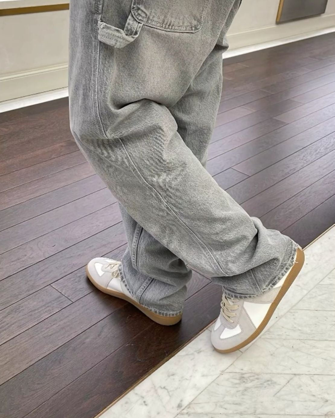 Heritage Court Sneakers - White outfit
