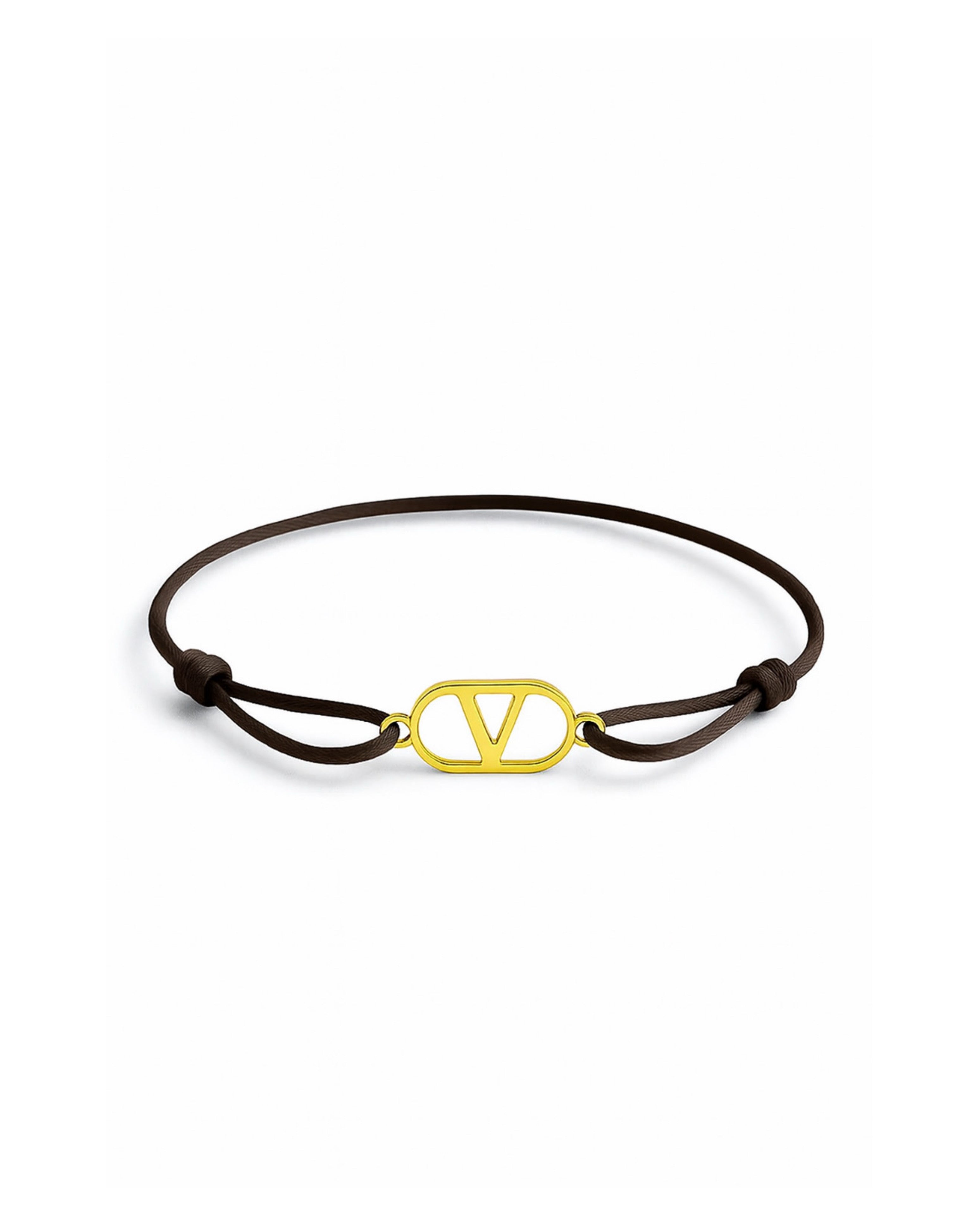 V Bracelet – Brown Gold