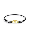 V Bracelet – Black Gold
