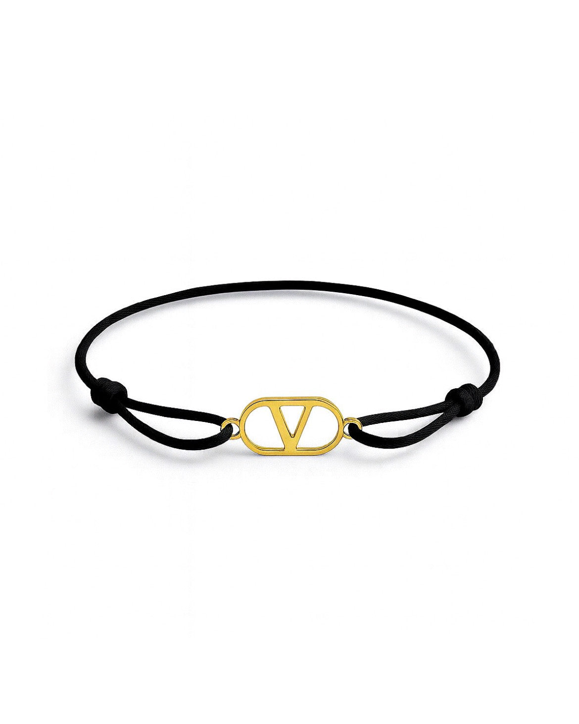 V Bracelet – Black Gold