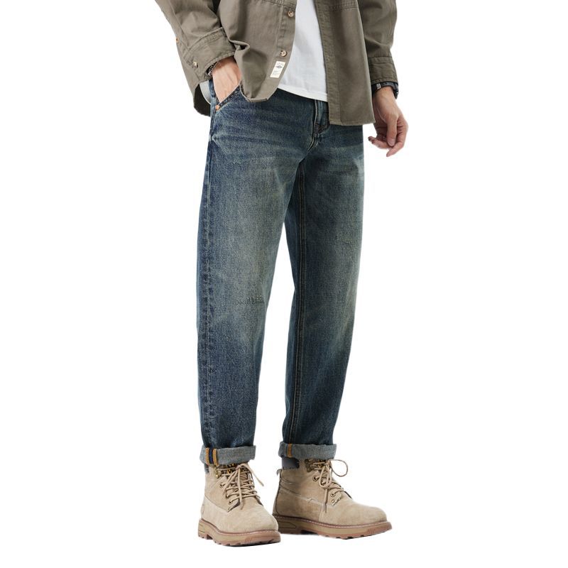 Sableau Copenhagen Cotton Jeans - Vintage Indigo, full length