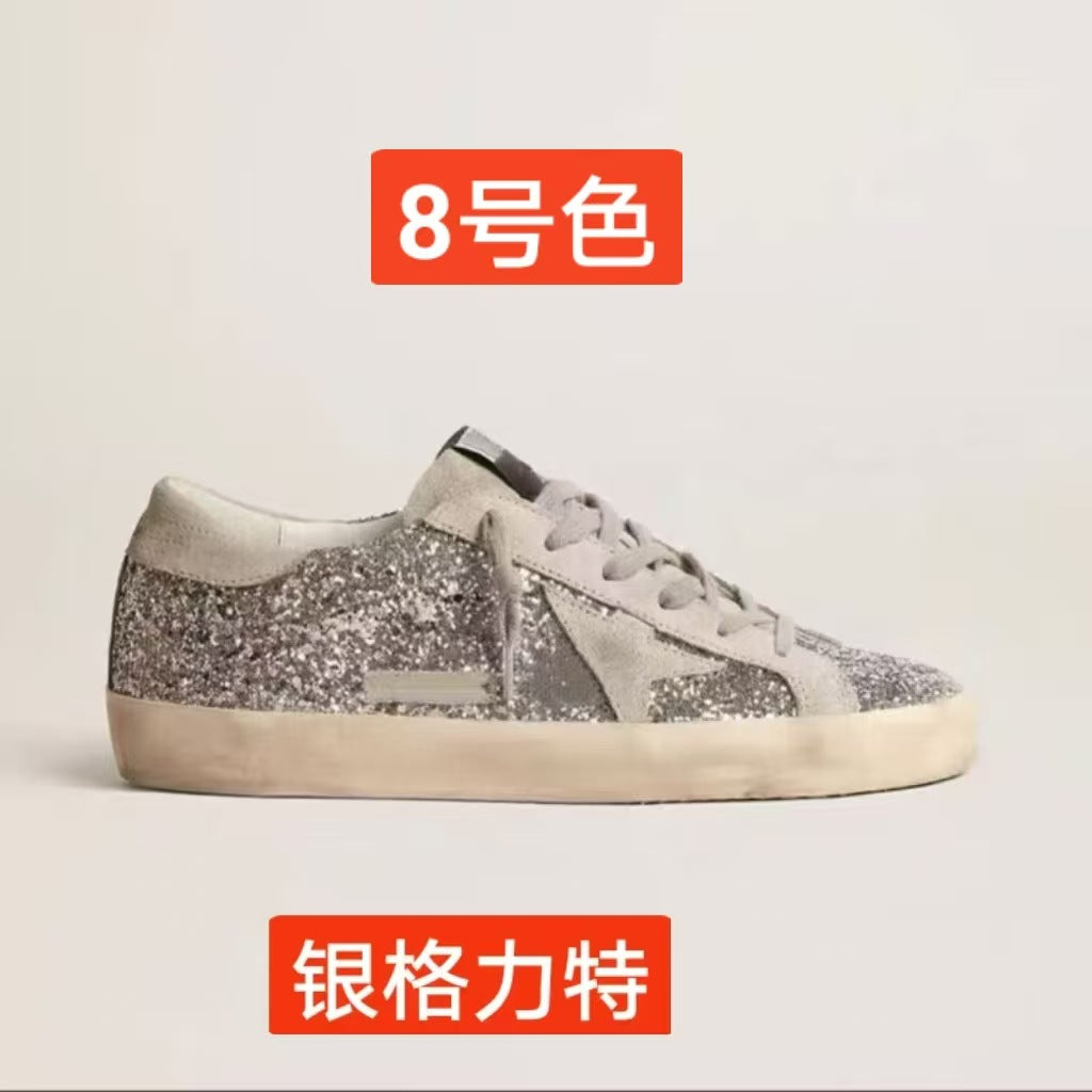 Distressed Star Sneakers