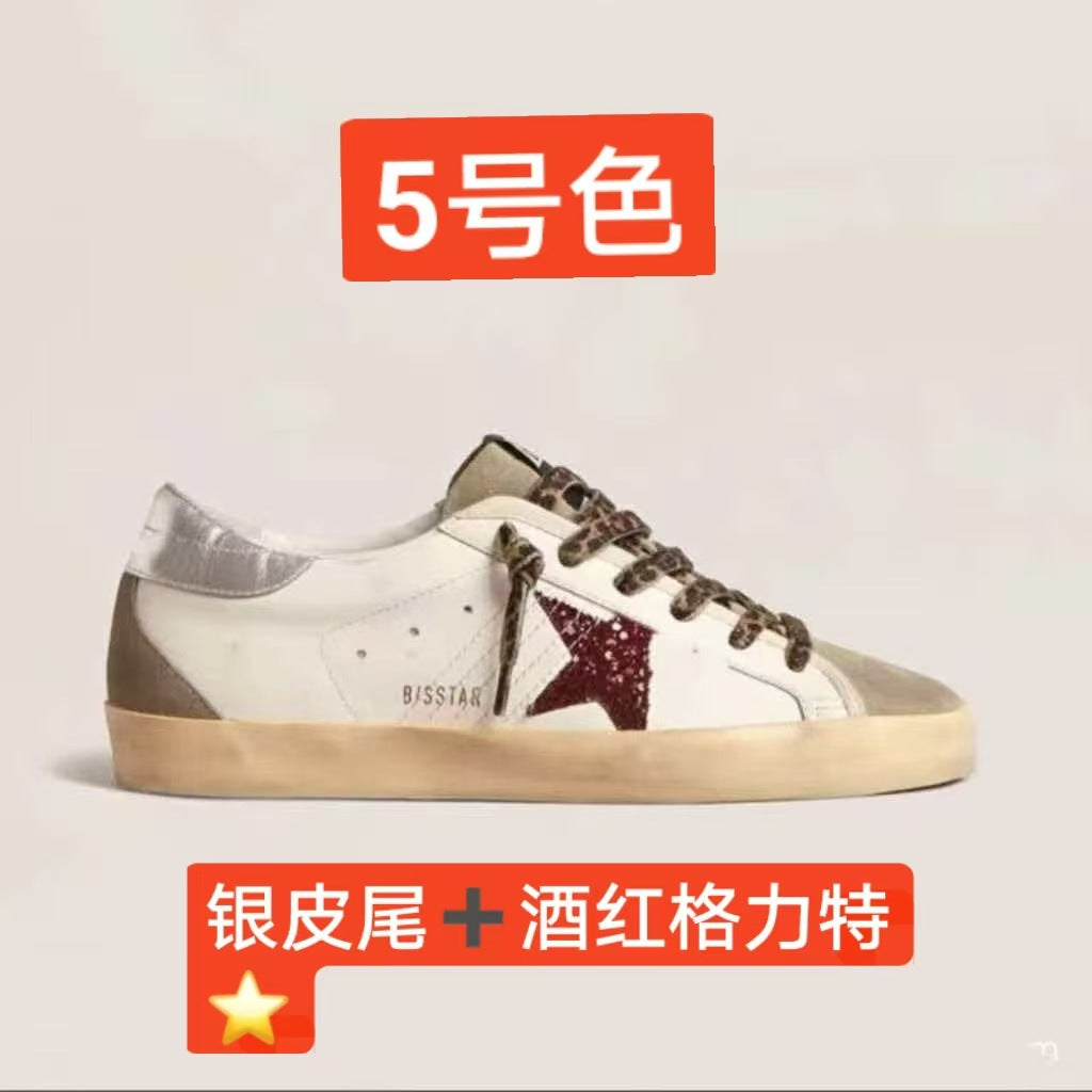 Distressed Star Sneakers