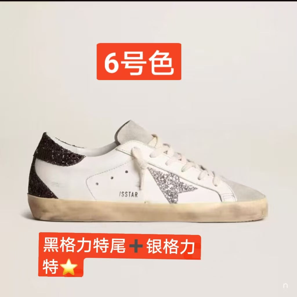 Distressed Star Sneakers