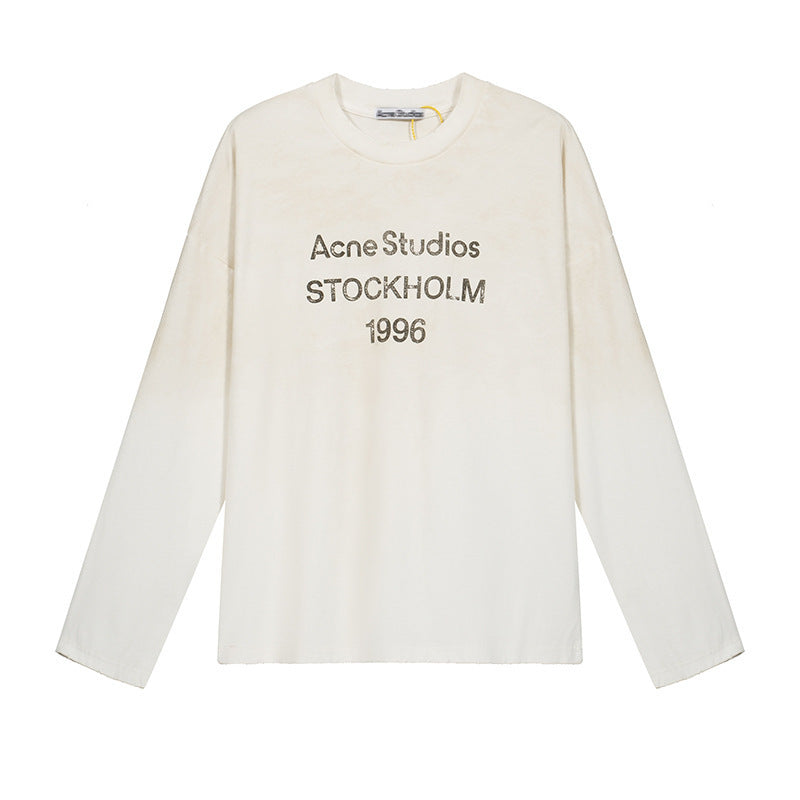 Sableau AS Long Sleeve in White — flat lay