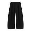 Sableau Norrmalm Pleated Trousers - Black, laid flat