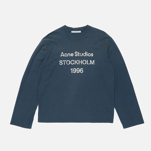 Sableau AS Long Sleeve in Navy — flat lay