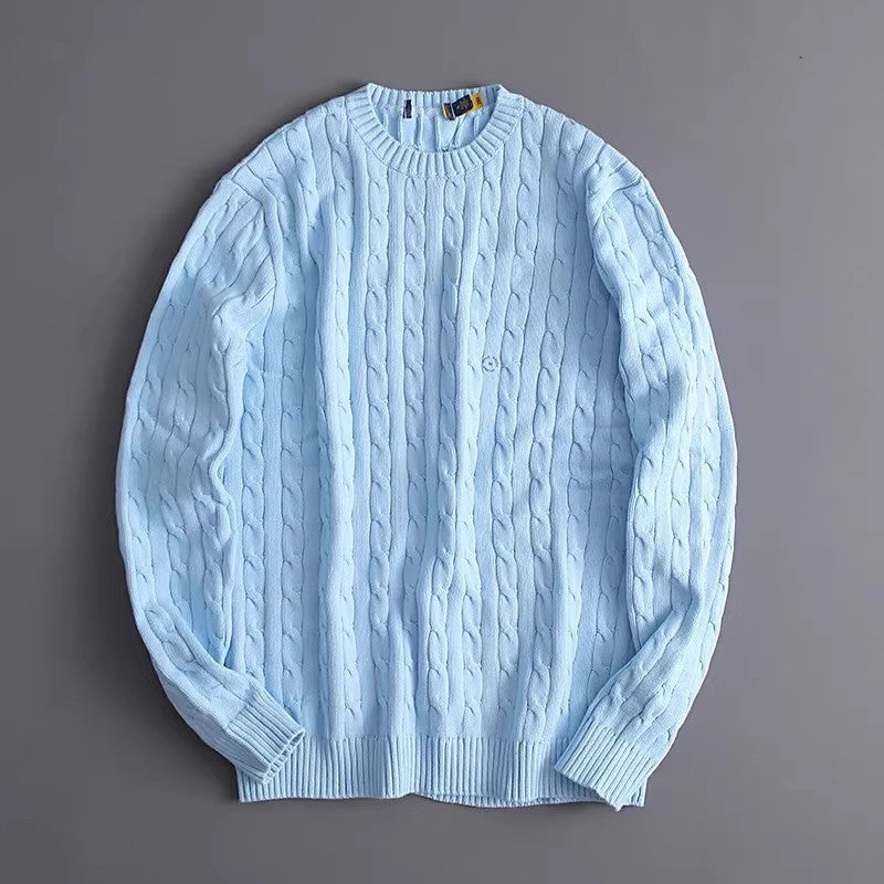Sableau RL Cable Knit - Sky Blue