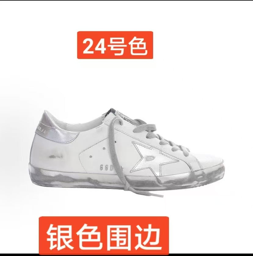 Distressed Star Sneakers