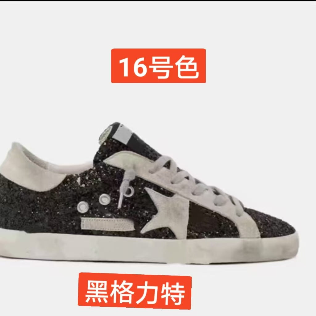 Distressed Star Sneakers