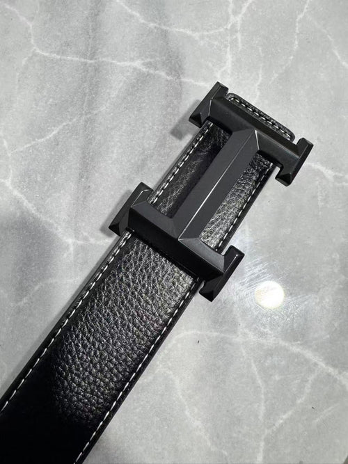 Sableau H Belt — Black Buckle Set