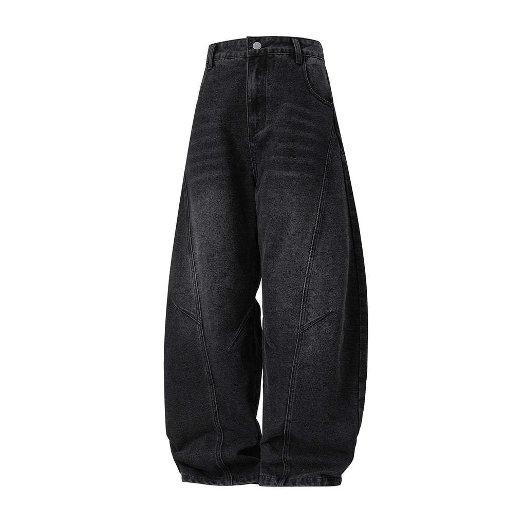 Sableau Malmo Panel Jeans - Onyx Black, front