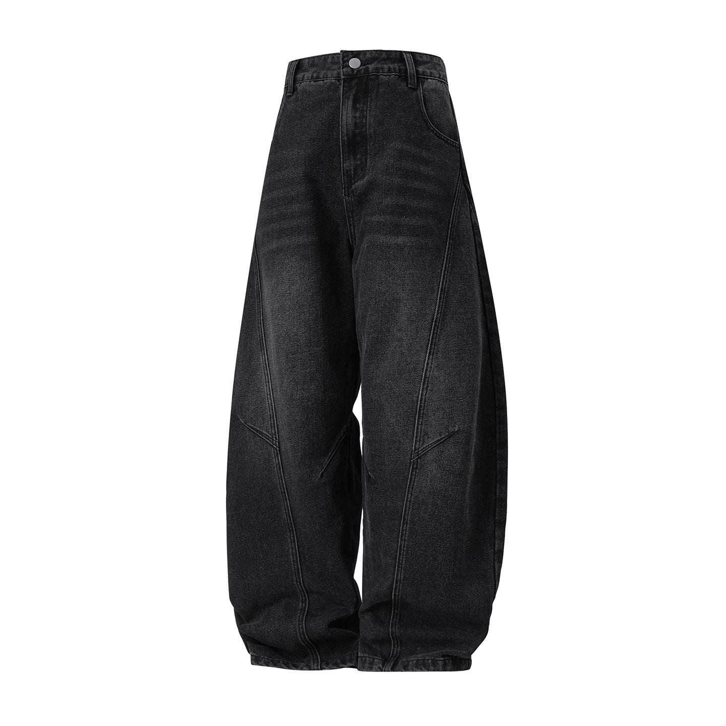 Sableau Malmo Panel Jeans - Onyx Black, front