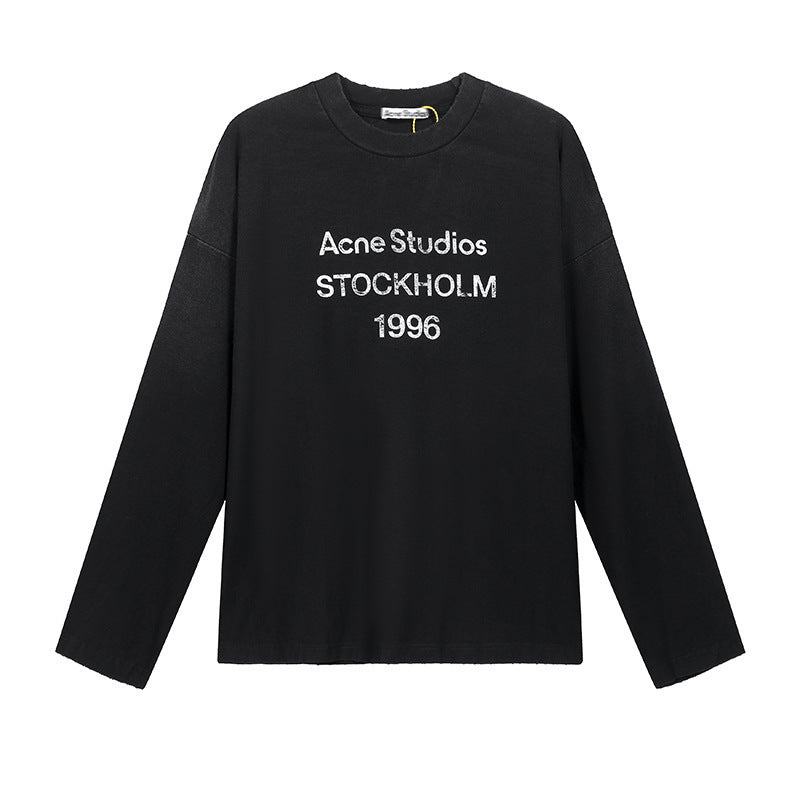 Sableau AS Long Sleeve in Black — flat lay