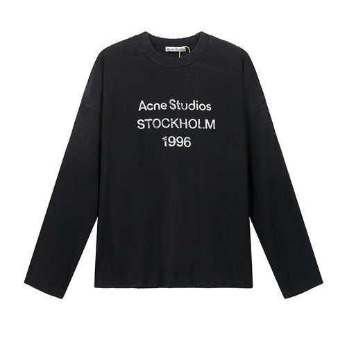 Sableau AS Long Sleeve in Black — flat lay
