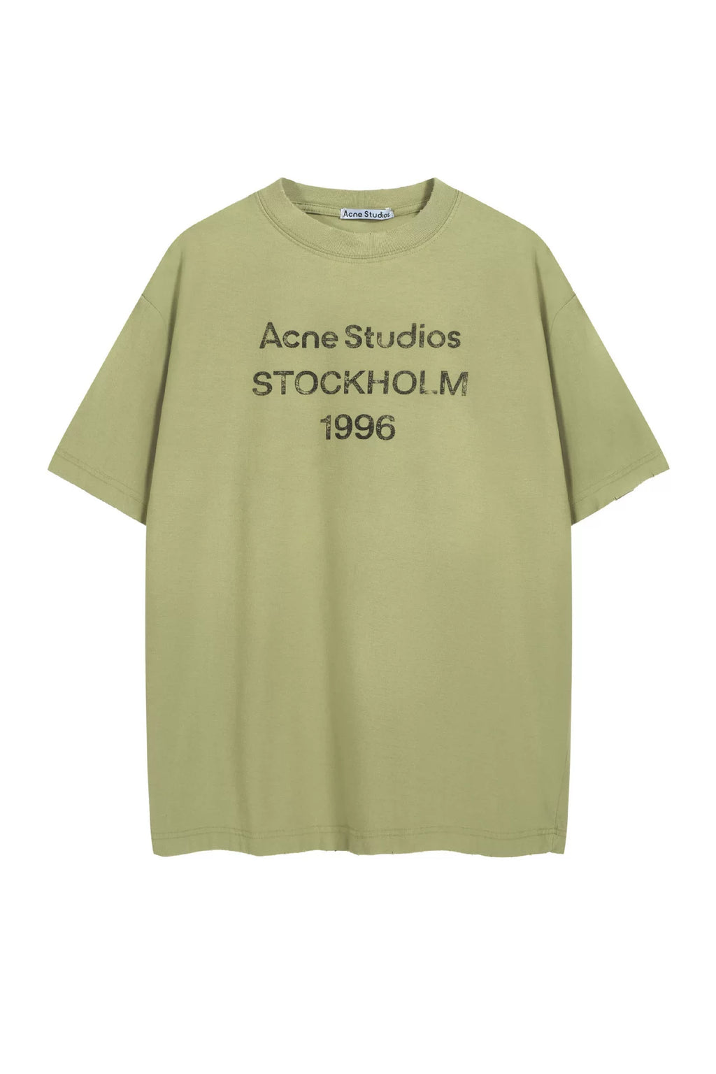 Sableau AS Washed Tee in Washed Green, oversized cotton t-shirt
