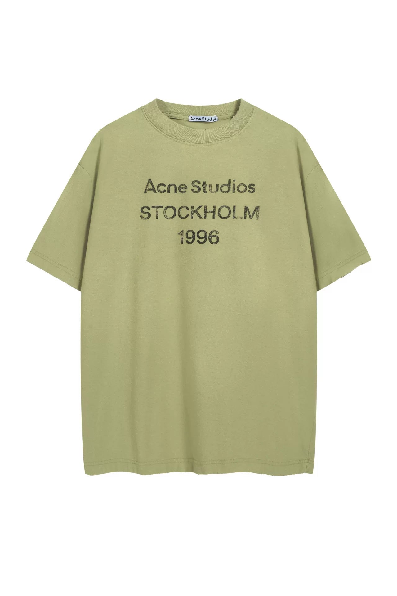 Sableau AS Washed Tee in Washed Green, oversized cotton t-shirt