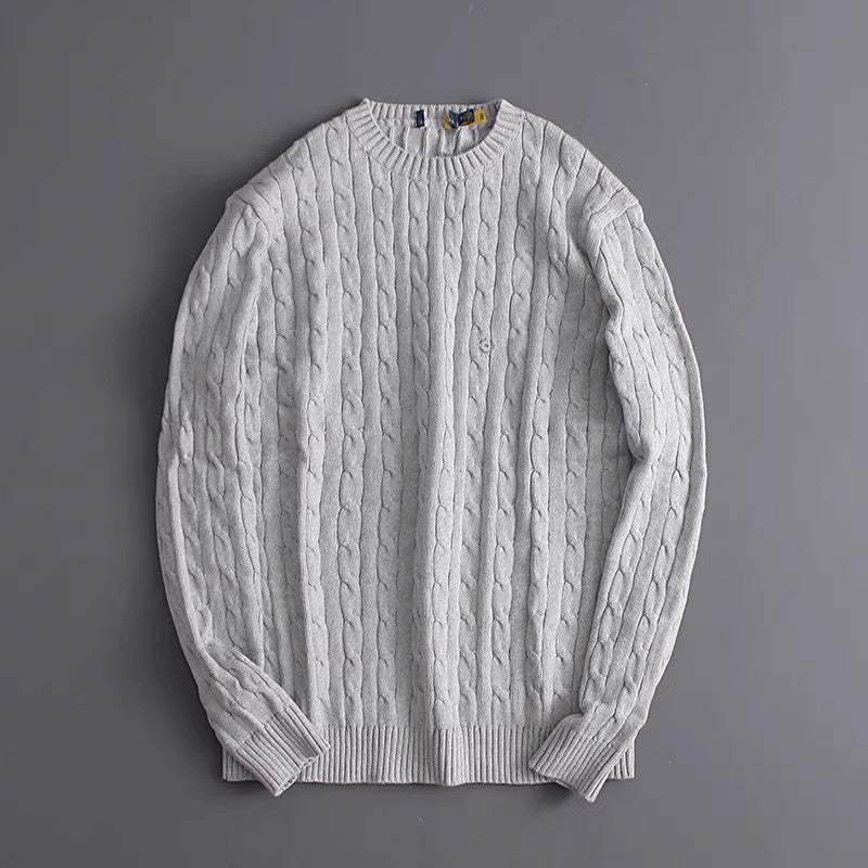 Sableau RL Cable Knit - Light Grey