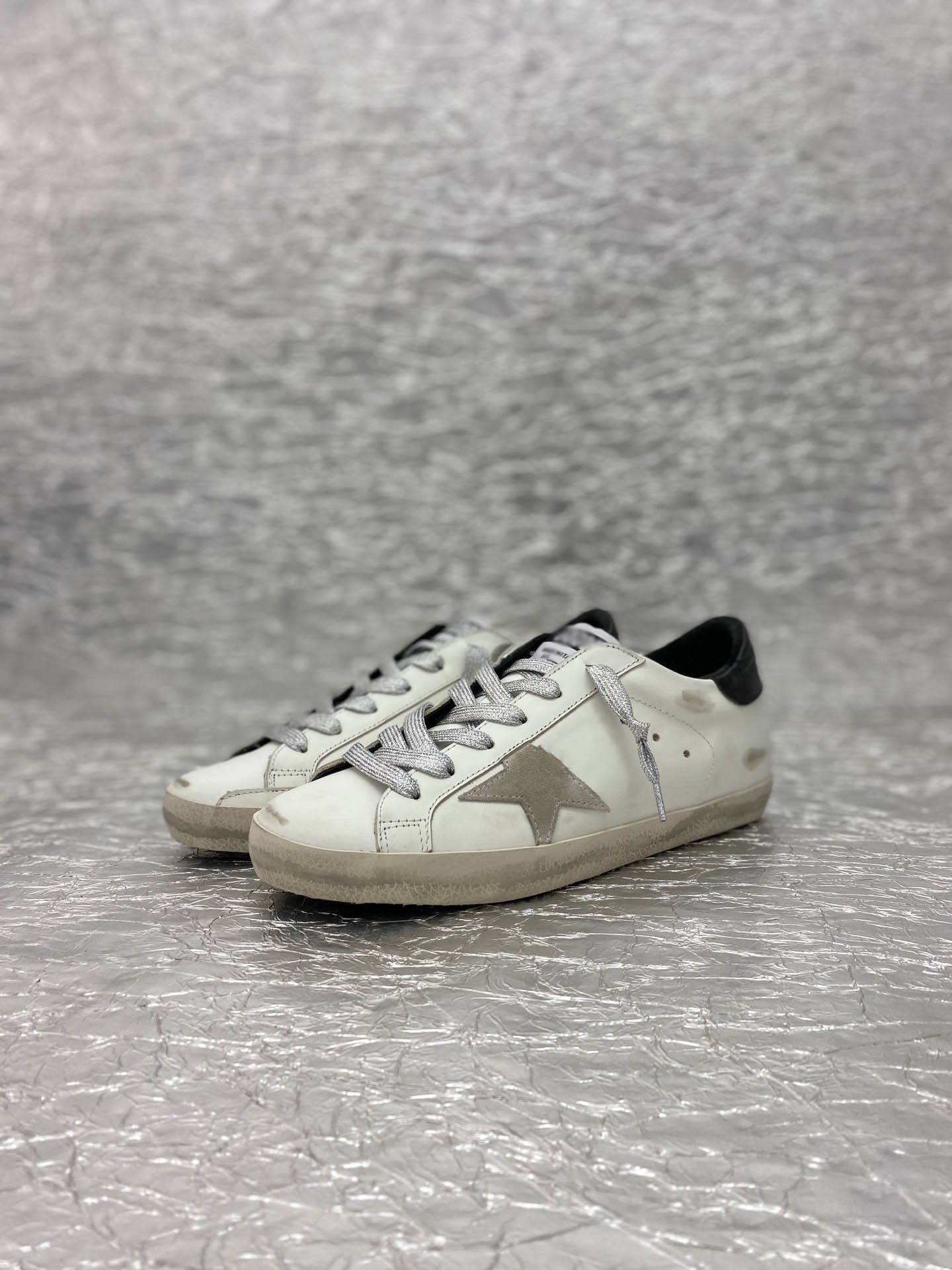Distressed Star Sneakers